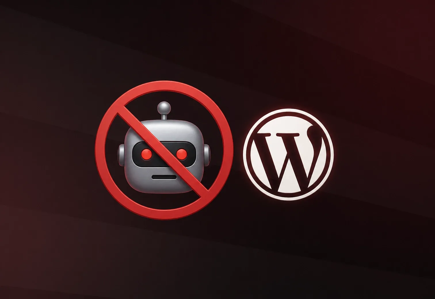 Схема защиты WordPress-сайта от автоматического трафика